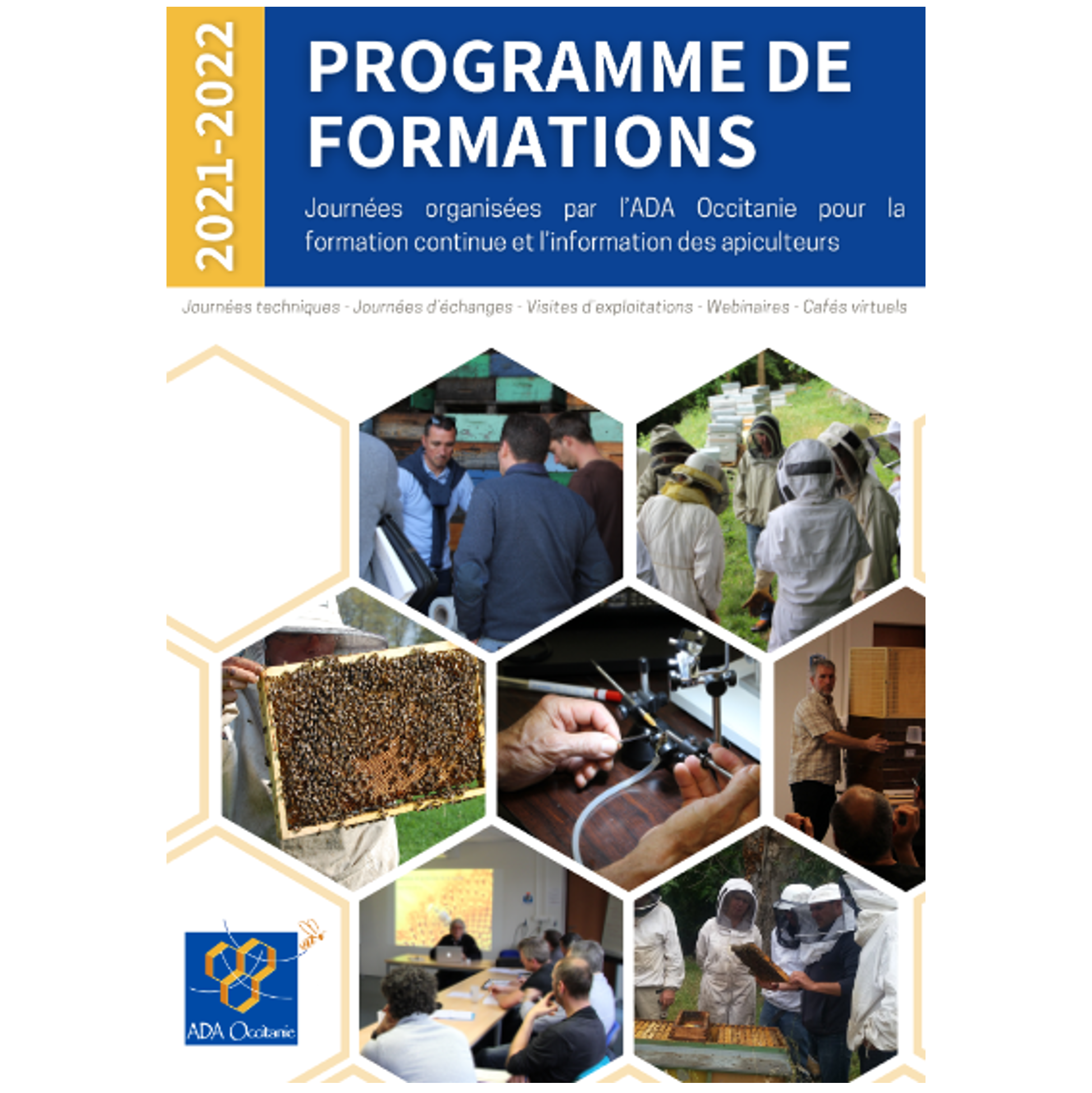 Catalogue des formations Association de Développement de l'Apiculture Occitanie 2021-2022_carré